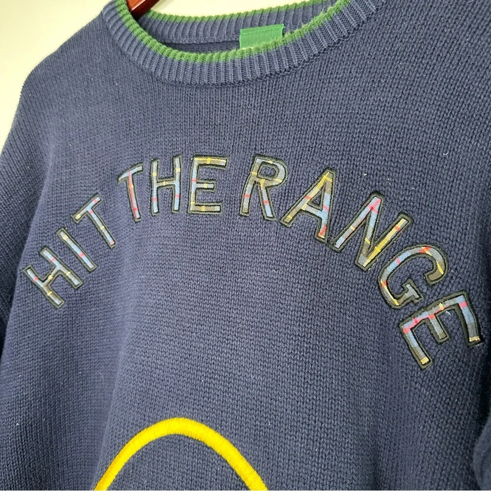 Vintage Clubfellow Golf Sweater Size Medium